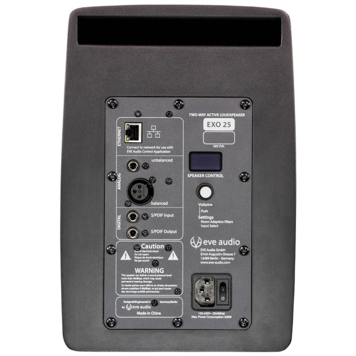 Eve Audio 05 0025 EXO 25 Yakın Alan Stüdyo Monitörü (Tek) 280W | Kompakt Boyut Güçlü Performans